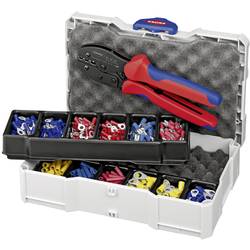 Knipex 97 90 21 krimpovací kleště izolované kabelové koncovky , izolované zástrčky , izolované dotykové zástrčky , 0.5 do 6 mm², vč. krimpovacího sortimentu v