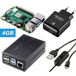 TRU COMPONENTS Pure Set Raspberry Pi® 5 B+ 2 GB 4 x 2.4 GHz vč. napájecího zdroje, vč. pouzdra