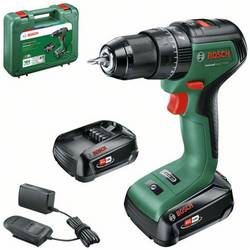 Bosch Home and Garden UniversalImpact 18V-60 aku příklepový šroubovák, 18 V, 2.0 Ah Li-Ion vč. 2x aku, vč. nabíječky, 06039D7102