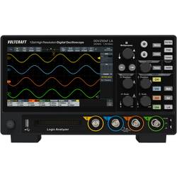 VOLTCRAFT DOV2504F LA digitální osciloskop 250 MHz, 4kanálový, 1.25 GSa/s, 100 Mpts, 12 Bit, s pamětí (DSO), generátor funkcí, logický analyzátor, 1 ks,