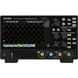 VOLTCRAFT DOV704 digitální osciloskop 70 MHz, 4kanálový, 1.25 GSa/s, 50 Mpts, 12 Bit, s pamětí (DSO), 1 ks, VC-16753910