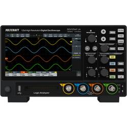 VOLTCRAFT DOV1254F LA digitální osciloskop 125 MHz, 4kanálový, 1.25 GSa/s, 100 Mpts, 12 Bit, s pamětí (DSO), generátor funkcí, logický analyzátor, 1 ks,