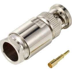 TRU COMPONENTS TC-12885916 BNC konektor zástrčka, rovná 50 Ω 1 ks