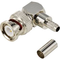 TRU COMPONENTS TC-12885940 BNC konektor zástrčka, zahnutá 50 Ω 1 ks