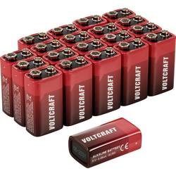 VOLTCRAFT VC-16107985 baterie 9 V alkalicko-manganová 550 mAh 9 V 20 ks