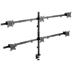SpeaKa Professional SP-MM-1010 držák na stůl pro monitor 6 Displej: (s) 43,2 cm (17) - 81,3 cm (32) černá (ral 7001) naklápěcí, nakláněcí