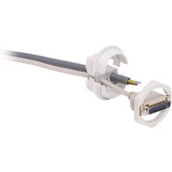 Icotek KVT 50/2 SUB-D25 kabelová průchodka rozdělitelné šedá, 1 ks