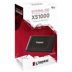 Kingston XS1000 1 TB, externí SSD disk, USB-C®, černá