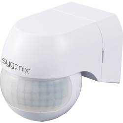 Sygonix SY-6118230 zavěšený na stěně , na omítku detektor pohybu PIR 180 ° relé bílá IP44