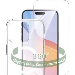 4Smarts 360° Premium Protection Set zadní kryt na mobil Apple iPhone 16 Pro transparentní indukční nabíjení 541194