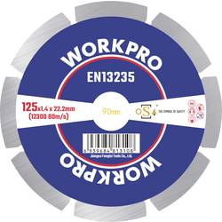WorkPro GSOSSE-2 Řezný kotouč 125 mm 1 ks keramika, Porcelán, mramor, zdivo, sklo, Vápenec, granit, přírodní kámen, pískovec