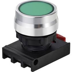 TRU COMPONENTS TC-12835240 ONPOW26BK-Z/G tlačítko - čelní prvek tlačítko zelená 1 ks