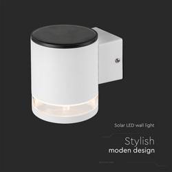 V-TAC VT-1139 23013 venkovní solární nástěnné osvětlení 0.55 W Barvy světla (LED svítidlo): teplá bílá