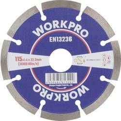 WorkPro GSOSSE-1 Řezný kotouč 115 mm 1 ks keramika, Porcelán, mramor, zdivo, sklo, Vápenec, granit, přírodní kámen, pískovec