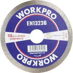 WorkPro GSOSCR-1 Řezný kotouč 115 mm 1 ks keramika, Porcelán, mramor, zdivo, sklo, Vápenec, granit, přírodní kámen, pískovec