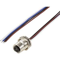 TRU COMPONENTS Vestavná zásuvka pro čidlo/aktuátor, TC-12833048, piny: 4, 0.5 m, 1 ks