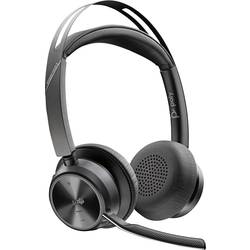 HP Poly Voyager Focus 2 Sluchátka On Ear Bluetooth®, 77Y85AA, stereo, černá, Potlačení hluku
