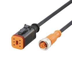 ifm Electronic E12559 Spojovací kabel, E12559, piny: 6, 2 m, 1 ks