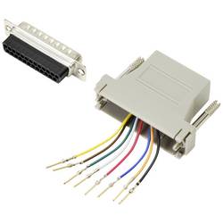 TRU COMPONENTS D-SUB adaptér D-SUB zástrčka 25pólová - RJ45 zásuvka 1 ks