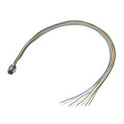 ifm Electronic E11601 Vestavná zásuvka pro čidlo/aktuátor, E11601, piny: 8, 0.5 m, 1 ks