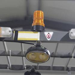 Wetech výstražné blikající světlo WT-3007 12 V/DC, 24 V/DC k přišroubování oranžová