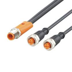 ifm Electronic EVC682 Spojovací kabel, EVC682, piny: 4, 5, 0.3 m, 1 ks