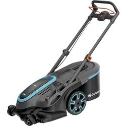 GARDENA PowerMax Duo 46/36V P4A Ready-To-Use-Set akumulátor Akumulátorová sekačka + 2. akumulátor, vč. nabíječky, s hřebenem na trávu, s nastavením výšky