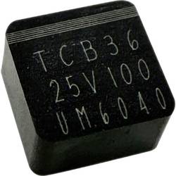 TRU COMPONENTS elektrolytický kondenzátor SMD 0603 100 µF 25 V 20 % (d x š x v) 6.5 x 6.5 x 3.0 mm 1 ks