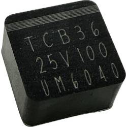 TRU COMPONENTS elektrolytický kondenzátor SMD 0604 100 µF 25 V 20 % (d x š x v) 6.5 x 6.5 x 4.0 mm 1 ks