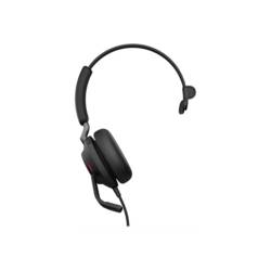 Jabra Evolve2 40 SE MS Mono Sluchátka On Ear kabelová, 24189-899-999, mono, černá