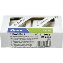 Kopp 1násobné rámeček Europa arktická bílá, matná 401513015 10 ks