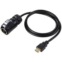 TRU COMPONENTS TC-12770472 adaptér černá 1 m