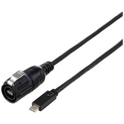 TRU COMPONENTS TC-12770464 USB adaptér typu C® vč. Kabelu 1 m. IP67
