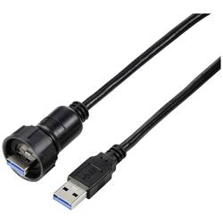 TRU COMPONENTS TC-12770412 USB 3,0 adaptér včetně kabelu 1 m. IP67