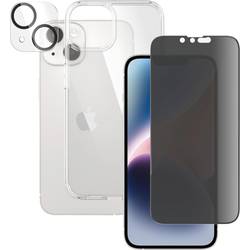 PanzerGlass Bundle Privacy Glass+Case ochranné sklo na displej smartphonu Apple iPhone 14 1 ks Chránící proti otiskům prstů, antibakteriální, boční ochrana