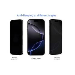 Renkforce iPhone 16 Plus Blickschutzfolie Displayschutzfolie ochranná fólie na displej s ochranou soukromí Apple iPhone 16 Plus 1 ks Chránící proti otiskům