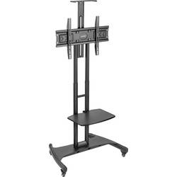 SpeaKa Professional SP-TVC-710 TV kolečkový vozík 81,3 cm (32) - 190,5 cm (75) podlahový stojan, nastavitelná výška, nakláněcí, odkládací místo na notebook