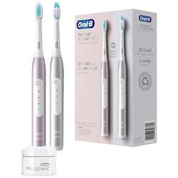 Oral-B elektrický kartáček na zuby, sonický, platina, růžová, 610902