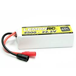 LemonRC 15761 akupack Li-Pol (modelářství), 22.2 V, 4500 mAh, články 6, 60 C, Softcase, AS150