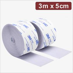 Quadrios 24CA325 pásek se suchým zipem, lepicí, háčková a flaušová část, (d x š) 3 m x 5 cm, bílá, 3 m