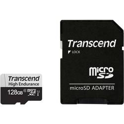 Transcend High Endurance 350V paměťová karta microSDXC 128 GB Class 10, UHS-I vč. SD adaptéru