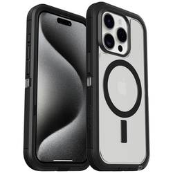 Otterbox Defender XT zadní kryt na mobil Apple iPhone 15 Pro transparentní, černá Kompatibilní s MagSafe 77-93267