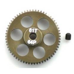ArrowMax pastorek motoru Typ modulu: 64 DP Ø otvoru: 3.2 mm Počet zubů: 61