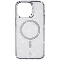 Cellularline Sparkle MagSafe Case MAG zadní kryt na mobil Apple iPhone 15 Pro Max transparentní Kompatibilní s MagSafe SPARKMAGIPH15PRMT