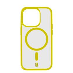 Cellularline Pop MagSafe Case MAG zadní kryt na mobil Apple iPhone 15 Pro transparentní, zelená Kompatibilní s MagSafe POPMAGIPH15PROL
