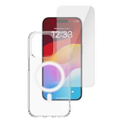 4Smarts 360° Protection Set zadní kryt na mobil Apple iPhone 15 Plus transparentní indukční nabíjení 540606