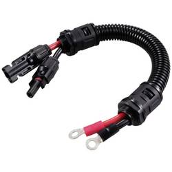 TRU COMPONENTS TC-12195640 Solární konektor MC4 na M8 očko na kabel 600 V 30 A černá, červená 1 ks