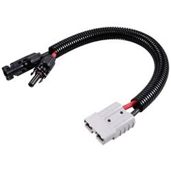 TRU COMPONENTS TC-12195636 Konektor 50 a pro solární konektor MC4 typu B. 600 V 30 A černá, červená 1 ks