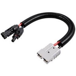 TRU COMPONENTS TC-12195716 Konektor 50 a pro solární konektor MC4 typu A. 600 V 30 A černá, červená 1 ks