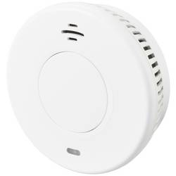 Sygonix bezdrátový detektor kouře vč. baterie s životností 10 let, možnost vzájemného propojení na baterii (Ø x v) 105 mm x 36 mm